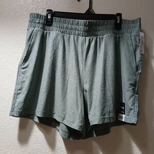 Women's Green Casual Shorts